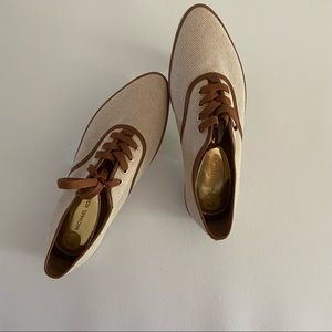 Michael Kors Brennan Lace Up Canvas Shoes